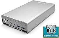 Vista 2 de Avolusion PRO-G1 Series 16TB USB 3.2 Gen 2 (10Gbps) Disco duro externo USB-C para Windows/MacOS (gris)
