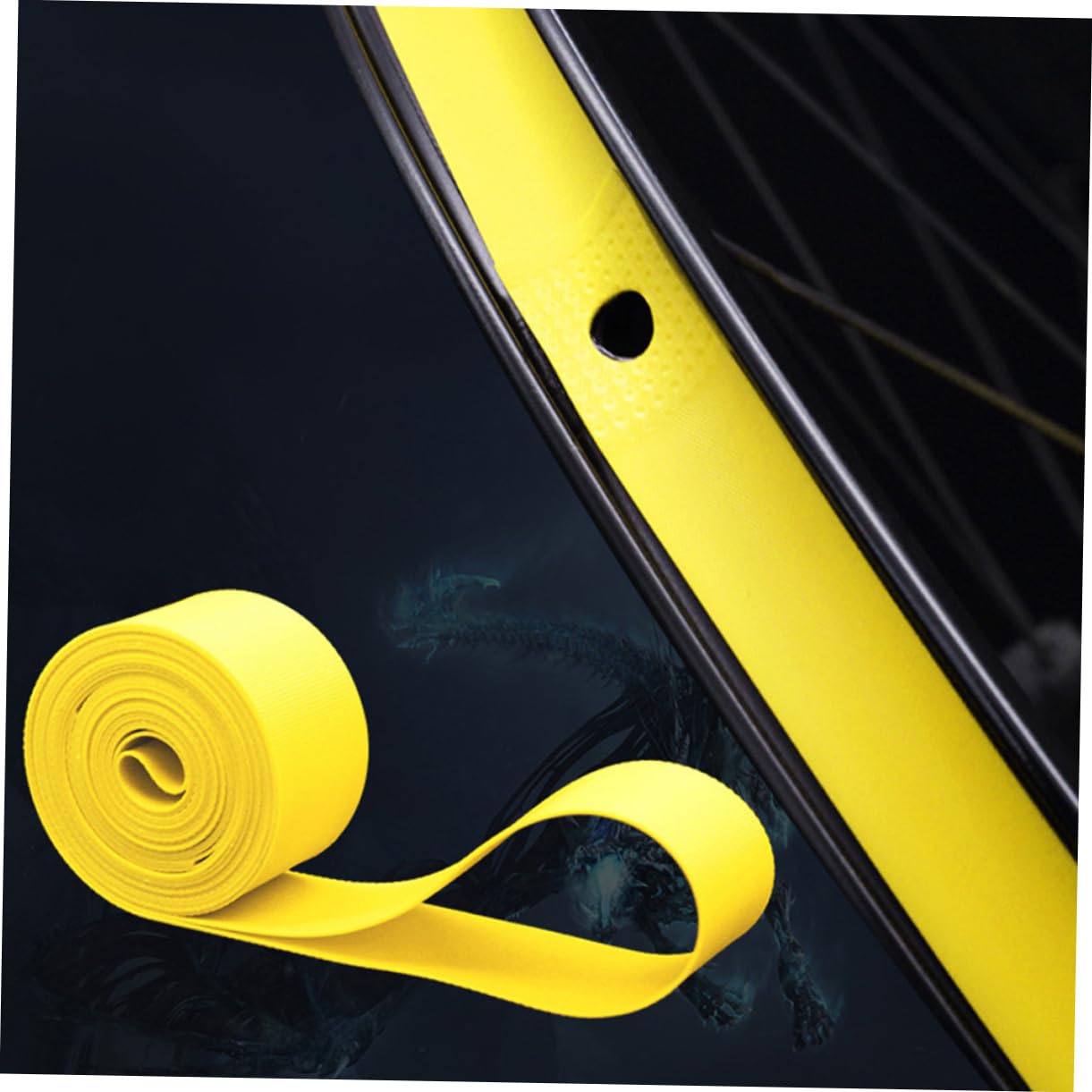 Abaodam Rim Strips 10 Pack PVC Cushions Bike Tube Protector Rim Liner Sturdy and Pads