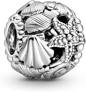 Openwork Starfish, Shells & Hearts Charm 798950C00