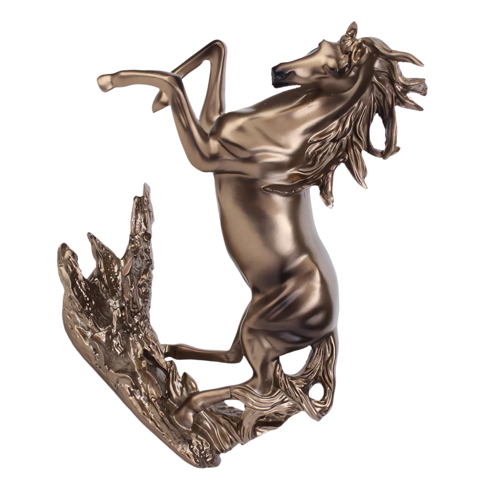 Classical Horse Sculpture Resin Desktop Ornament Decorative Art Object Decoration for Bookshelf or Desk Display Horse Statue Decoration
