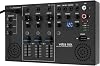 Audio Mixer 4 Channel Mini Mixer Built-in Stereo Speaker Sync Volume Gain Control Color: Black, Size: One Size