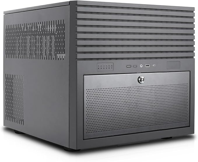 Rosewill Hearth NAS | Server Chassis | Supports up to 6 x 3.5 Hot Swap HDD and 6 x 2.5 SSD | E-ATX Compatible | 5 x 120mm PWM Fan | 2 x 5.25 Bay | USB 3.2 Type-C | Home Servers, DIY NAS