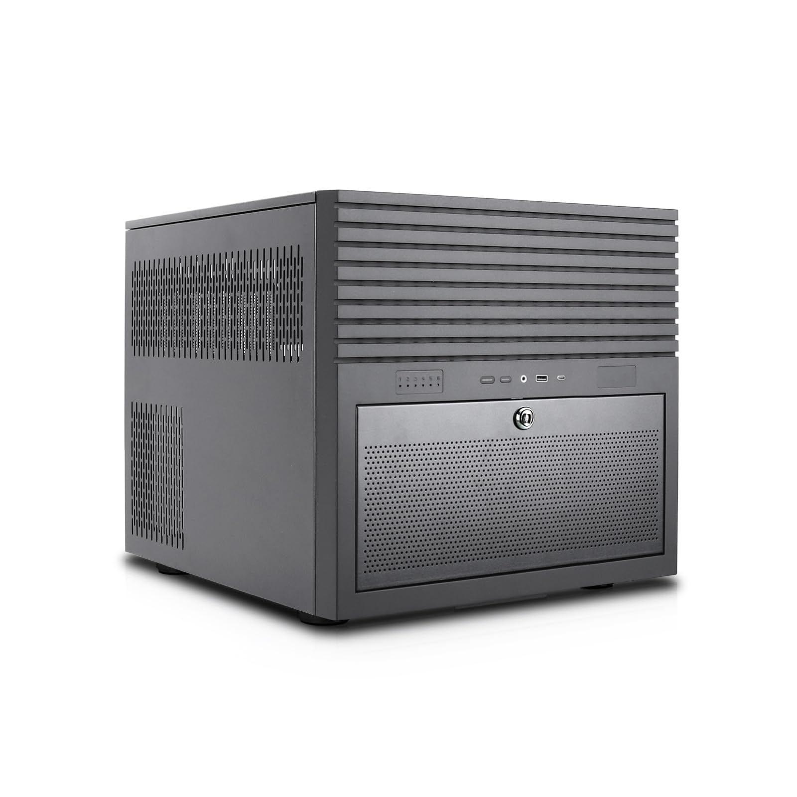 Hearth NAS | Server Chassis | Supports up to 6 x 3.5 Hot Swap HDD and 6 x 2.5 SSD | E-ATX…
