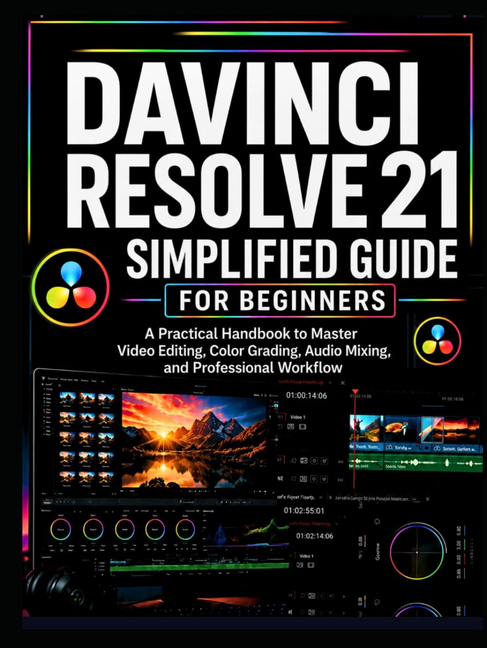 DaVinci Resolve 21 Simplified Guide for Beginners: A Practical Handbook to Master Video Editing, Color Grading, Audio Mixing, and Professional Workflow