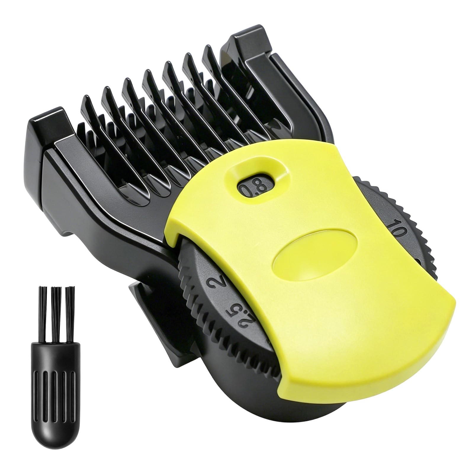 Testina di ricambio e pettine regolabile per rasoio da barba e corpo, pettine da barba compatibile con Philips Oneblade, testine Philips Oneblade di ricambio con 14 lunghezze (0,4-10 mm)