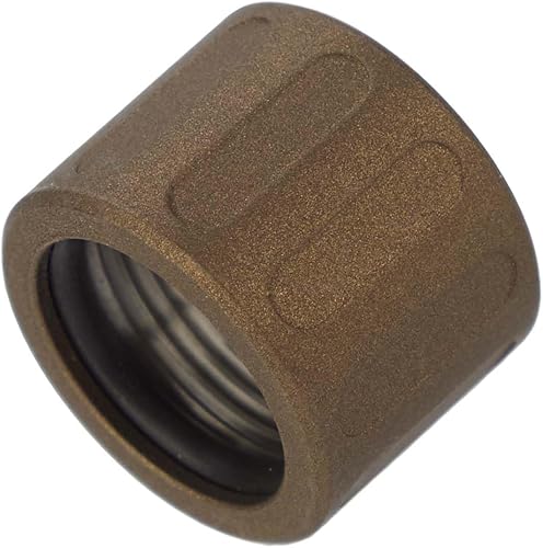 Vista 50 de NDZ Performance Protector de rosca de barril de 1/2x28 pulgadas de aluminio anodizado y acero inoxidable Cerakote o PVD con junta tórica, fabricado
