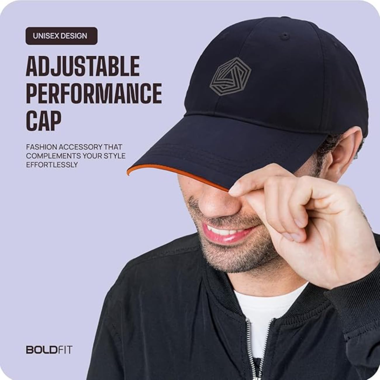 Boldfit Polyester Blend Head Caps For Men Unisex Mens Caps With Adjustable Strap In Summer For Men Caps Men For All Sports Cap For Men Women Cap Sports Caps For Men With Airholes - Blue 6 61bCLP90SML. SL1300