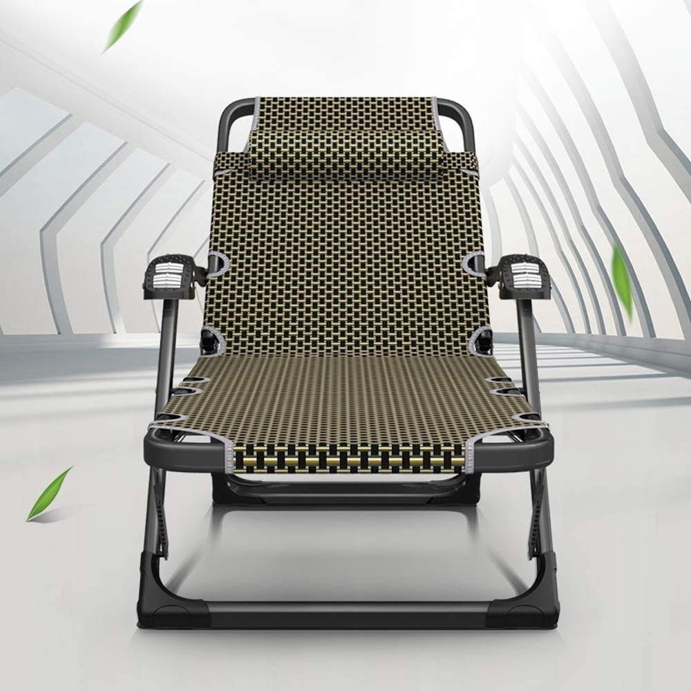 Dossier inclinable pliable portable de jardin et chaise longue