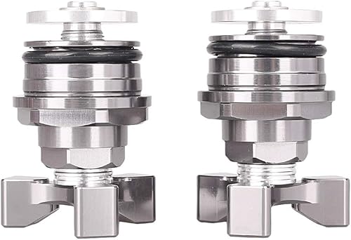 Miniatura 1 de Lirun - Perno de ajuste de suspensión de suspensión de carga frontal para motocicleta Kawasaki Ninja 250 todos los años, color plateado