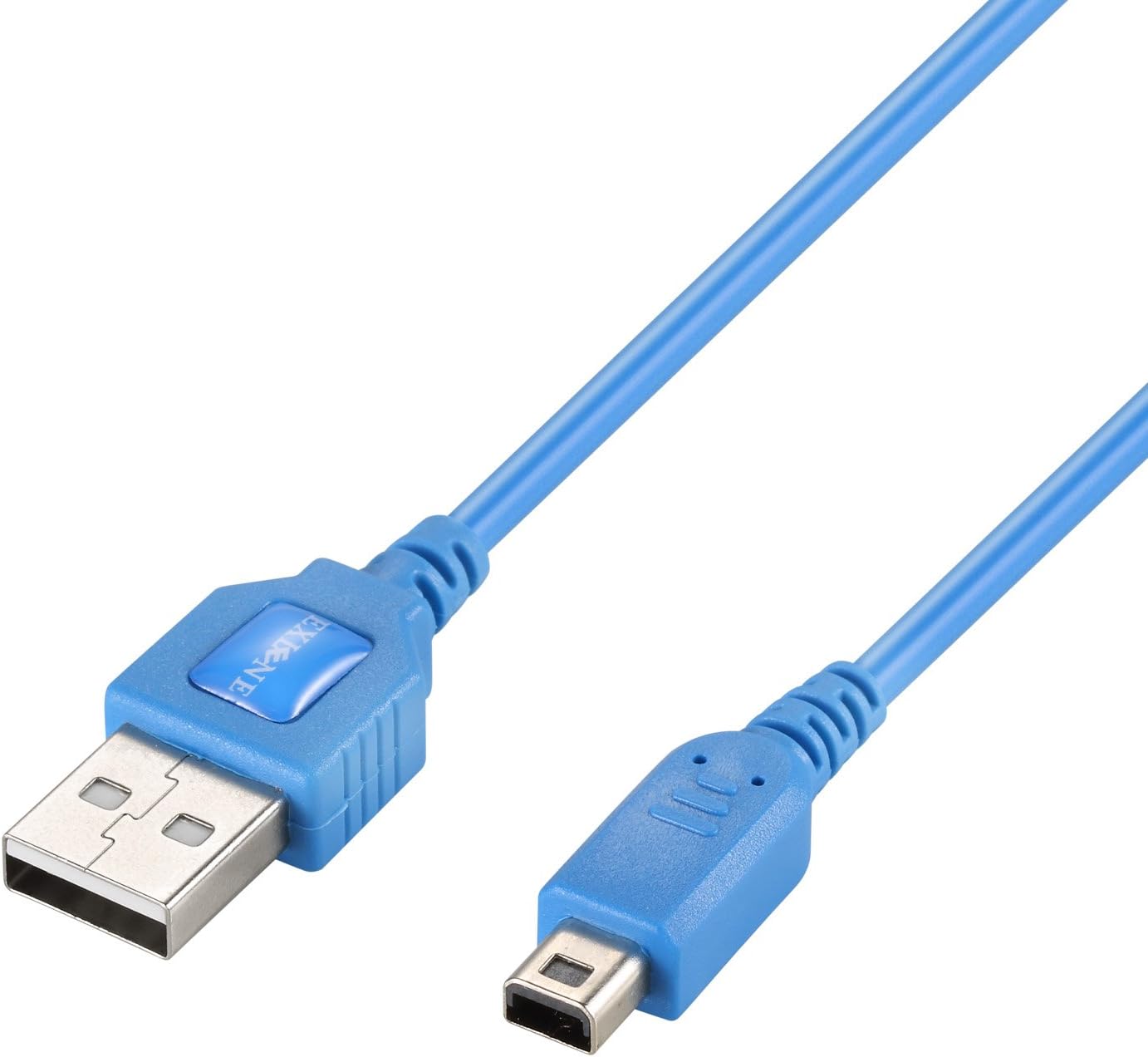 3DS charger cable,Exlene 3DS usb charger cable [Play while charging ] For Nintendo 3DS, New 3DS XL, 2DS, 2DS XL LL, DSi, DSi XL (1.2M/4ft, blue)