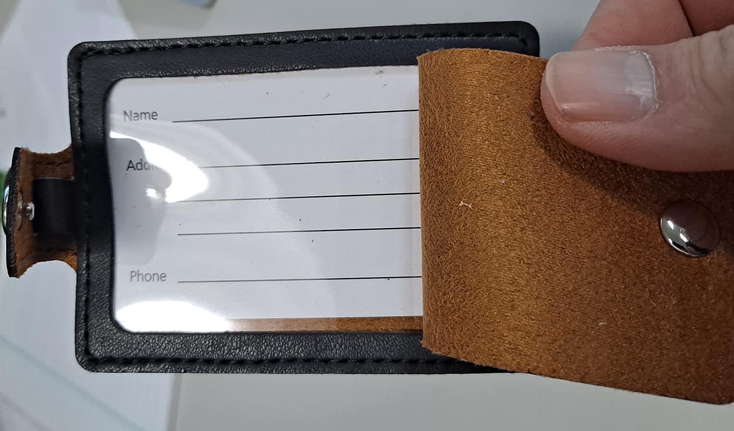 Rico Industries NBA Philadelphia 76ers Blue Laser Engraved Ultra Suede Luggage Tag - Includes ID Card