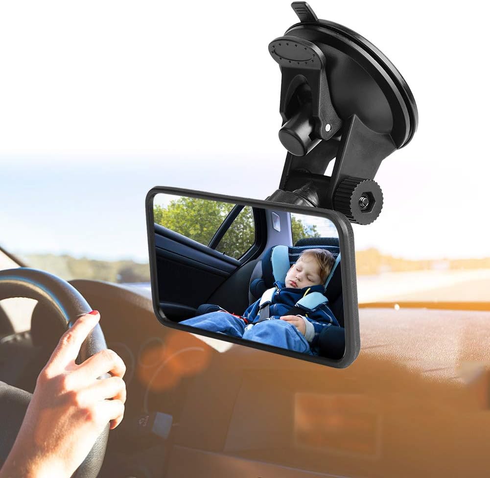 Interior Mirror Mirror,Adjustable Car Interior Baby Rear