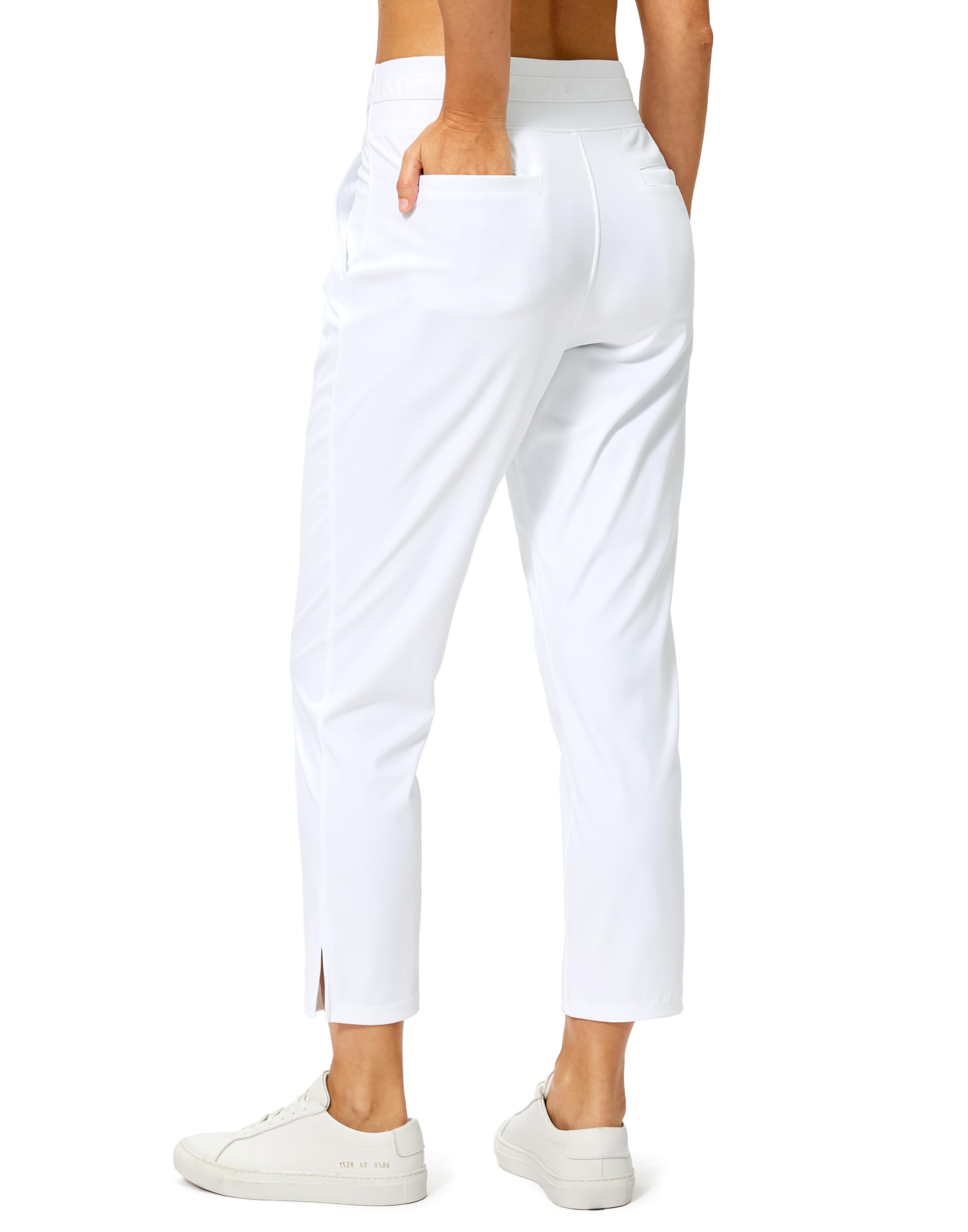Soothfeel Damenhose mit 4 Taschen, 7/8 Stretch, hohe Taille, Sweathose, Reisen, athletisch, Arbeit, Golfhose für Frauen