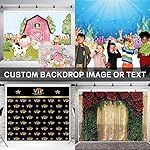 10x8ft Custom Backdrop Personalized Customized Photography Background Customized Your Own Image Picture Text Logo Kids Birthday Baby Shower Wedding Anniversary Party Decorations Banner - Image 3