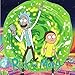 Culture Fly Rick and Morty Microwave Ramen Bowl Set with Chopsticks and Spoon, 16 oz Ceramic Instant Noodle Bowls with Chopsticks, Ramen Noodle Bowl, Rice Bowl Anime Gifts for Men