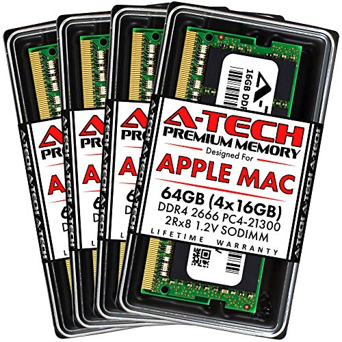 A-Tech 64GB (4x16GB) RAM for Apple 2019 iMac 27 inch Retina 5K |