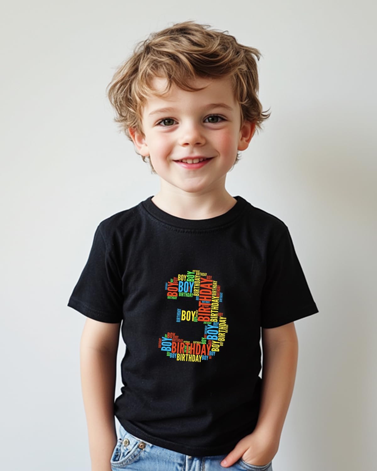 Habudda Toddler Birthday Boy Shirt Gift Its My Birthday Shirt Dinosaur Short Sleeve Cotton Outfit 2-8T - Image 5