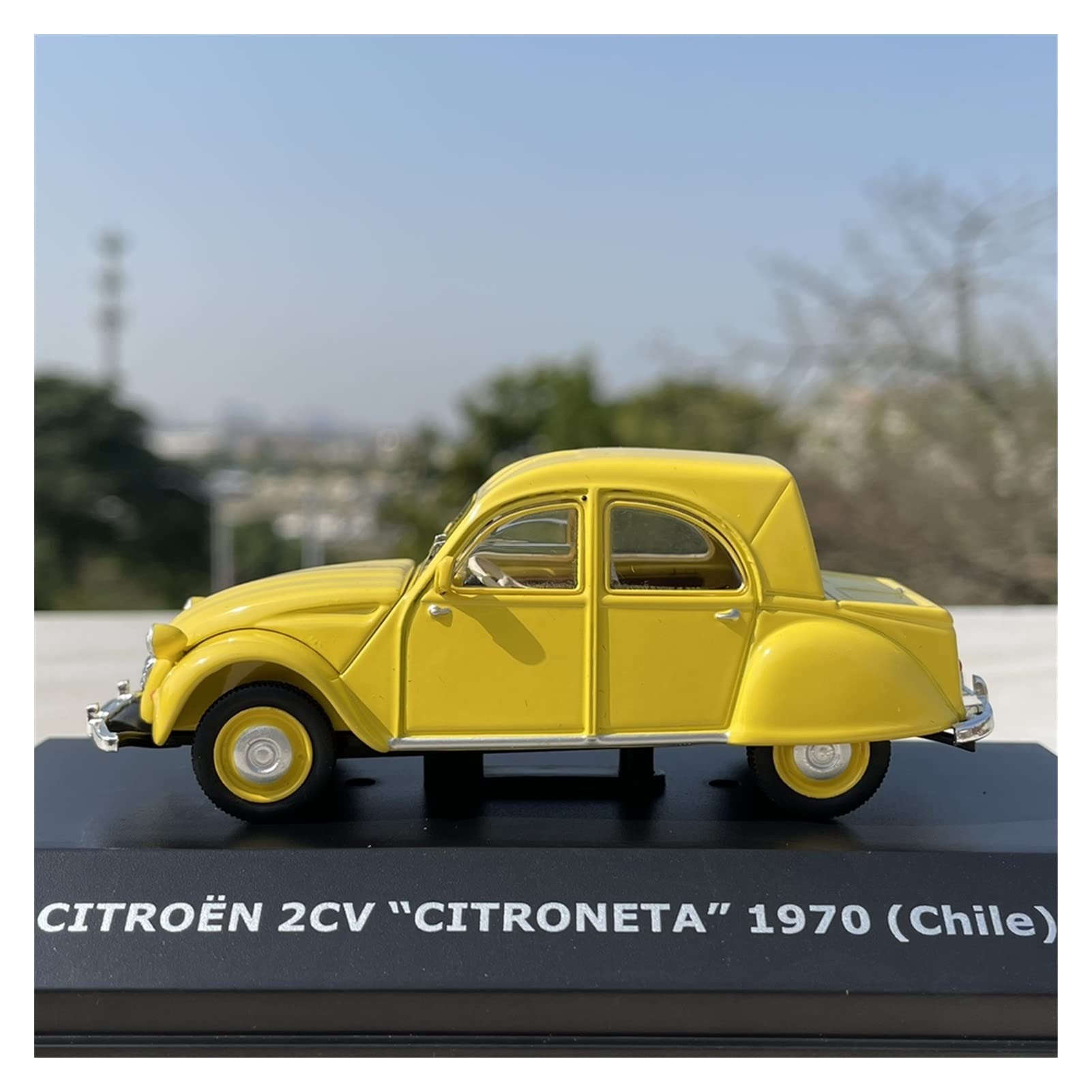 Veicoli a Motore in Scala 1/43 per Citroen 2CV Simulazione Modello di Auto d'Epoca in Metallo Pressofuso Giocattolo Veicolo Collezione per Adulti Modello di Auto Replica