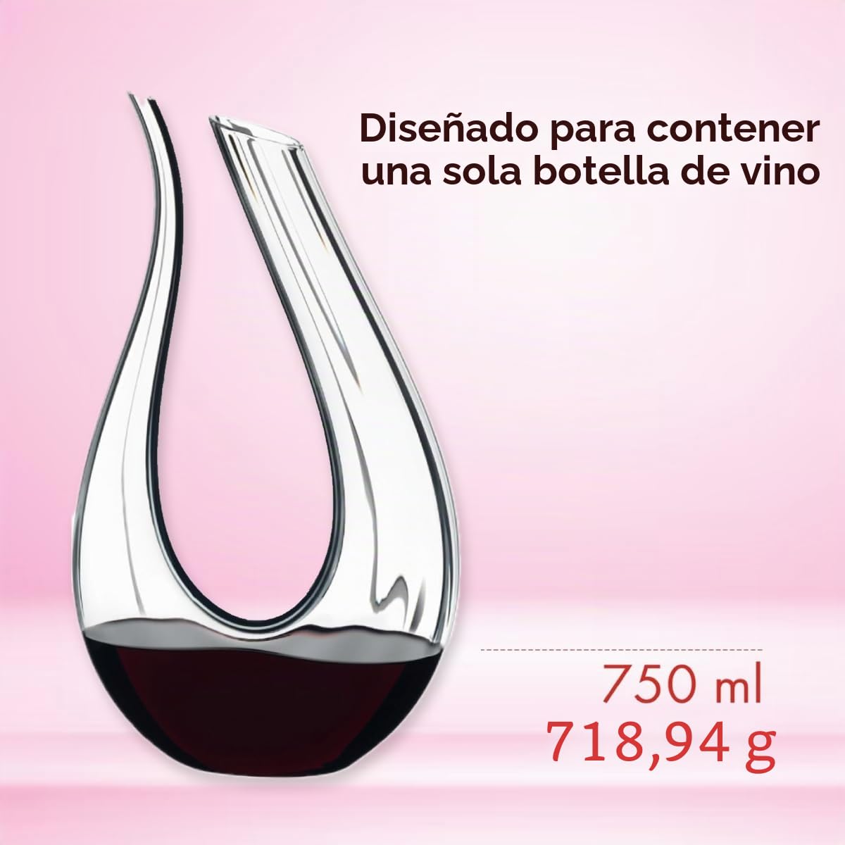 Riedel - Decantador Amadeo - Blanco y negro - Optic 1756