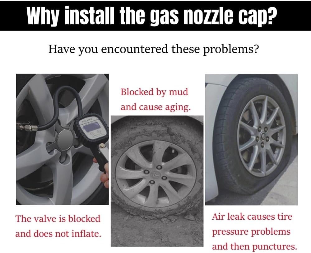 Metal Tire Valve Stem Cap Covers SR Emblem Air Valve Cap Set Dust Proof Leak-Proof Air Cover Compatible with Nissan Sentra Kicks Accessories