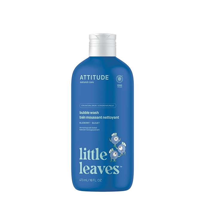 ATTITUDE 儿童泡泡洗液 加拿大制造 EWG认证 天然植物矿物成分 蓝莓香型