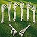 Produktbild Halloween realistische Skelett Pfahle Zombie Geist Arm Pfahl Abgetrennte Kunststoff Skelett Hände Yard Zeichen für Halloween Requisiten (4-Paare)