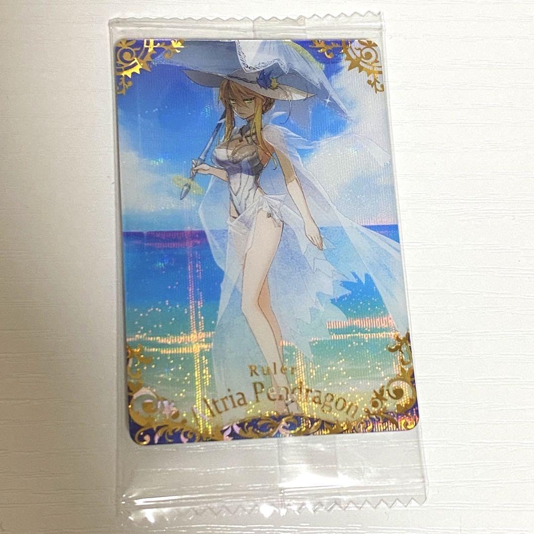 Amazon.co.jp: fgo アルトリア・ペンドラゴン 水着 獅子王 ウエハース
