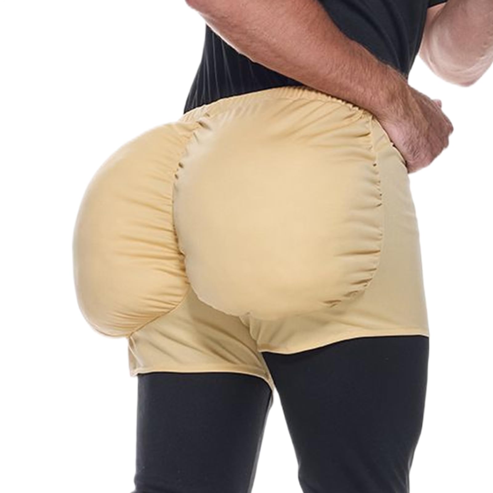 Kixolazr Fake Booty,Halloween Big Booty | Funny Pregnant Woman Fat Suit Butt Belly Enhancer Costume for Men Stage Performance Dress Up Halloween Christmas Party Accessory