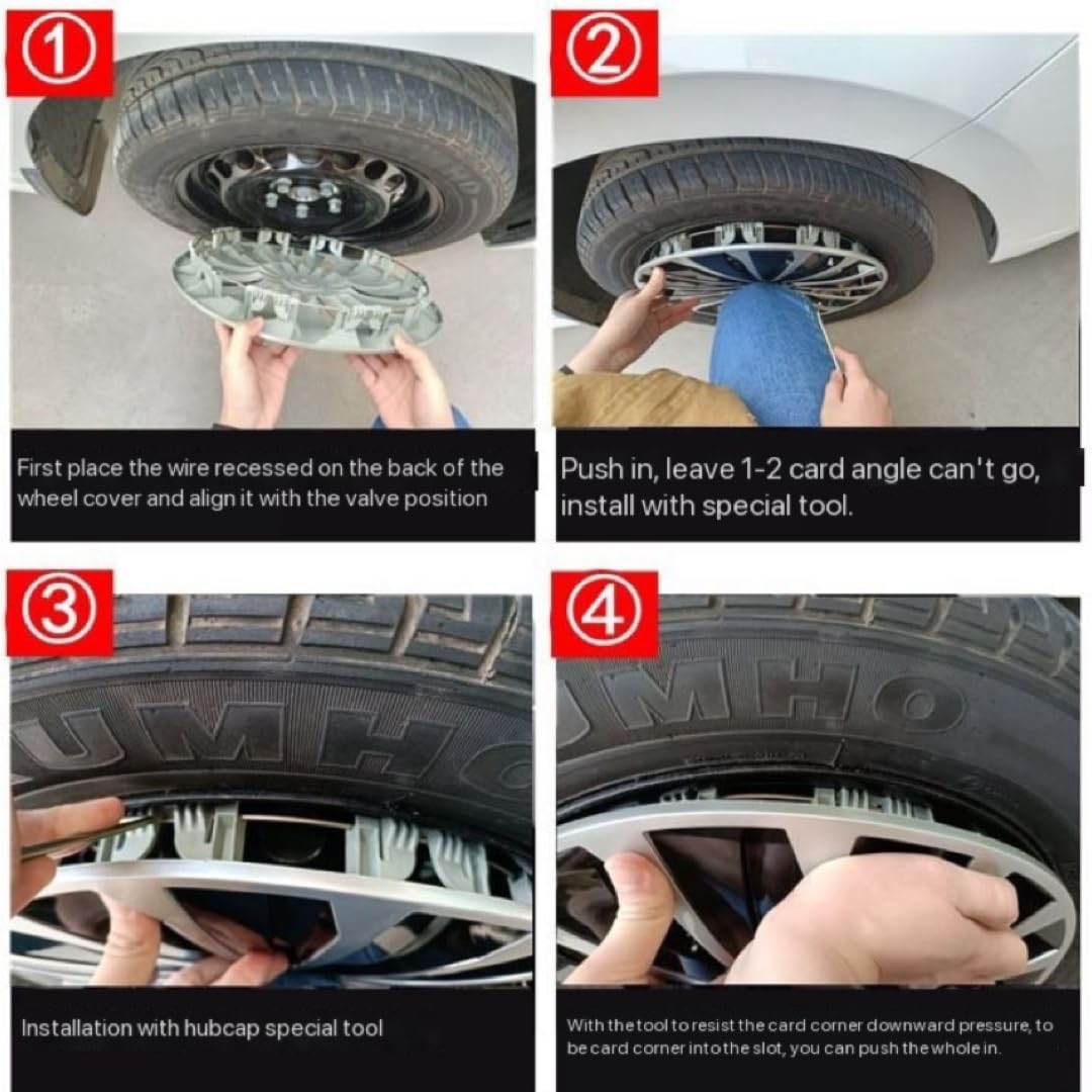 Enjoliveur De Roue Pour Audi A3 2 Sportback (Réf. 8P0601147AZ17) - Cache-moyeu Style D'origine - 11