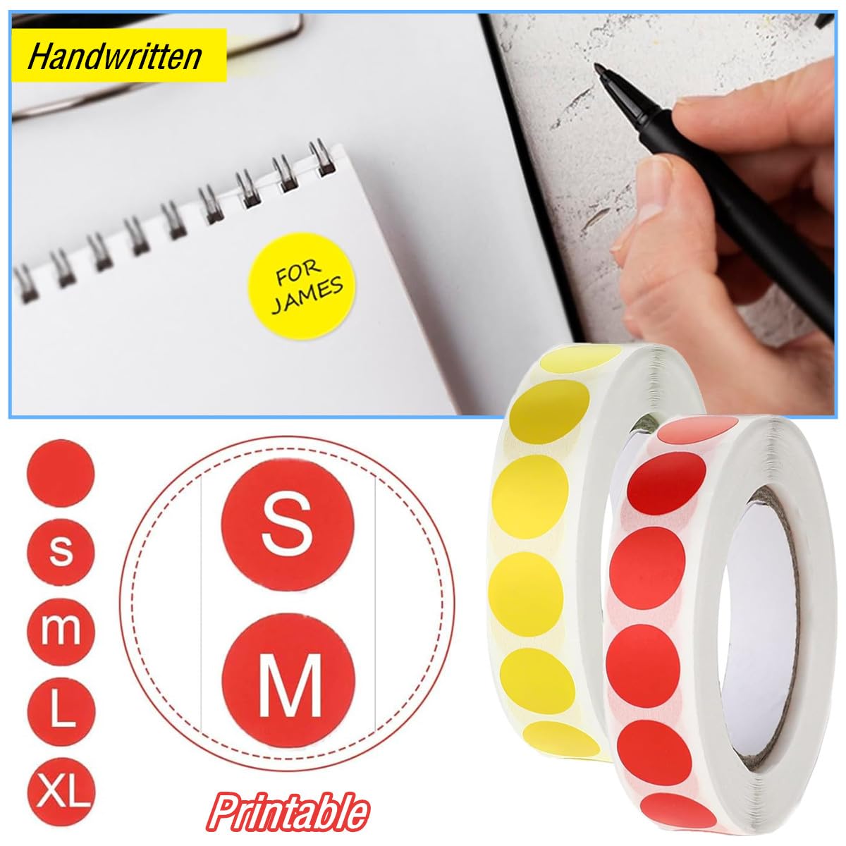 SamHeng 6000 Pcs Coloured Dot Stickers - Image 4