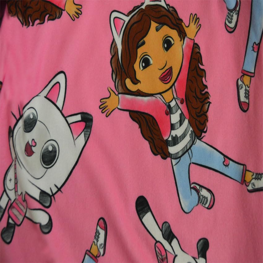 Girls Gabby's Dollhouse Flannel Traditional Toddler Nightgown3