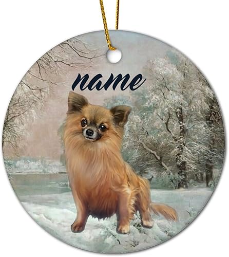 Miniatura 4 de Chow Chow Red Ornaments Personalized Dog Ornament Custom Christmas Pet Ornament Pet Remembrance Keepsake Dog Memorial Gift 3" Pet Keepsake for Xmas