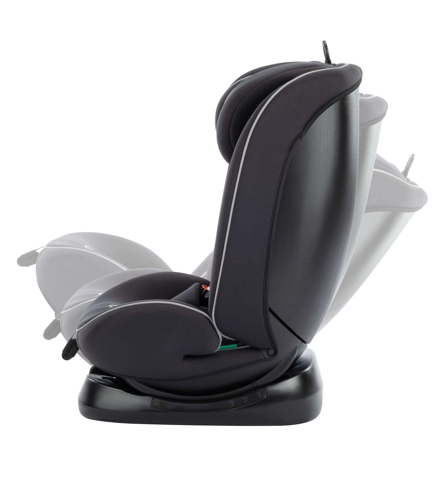 Safety 1st Alena i-Safe Silla Coche Evolutiva Infantil, 0–12 años, 40–150 cm, silla coche bebé, Reductor Recién Nacido, Instalación Cinturón, 11 Posiciones Reposacabezas, 6 Reclinaciones, Ligera,Negra
