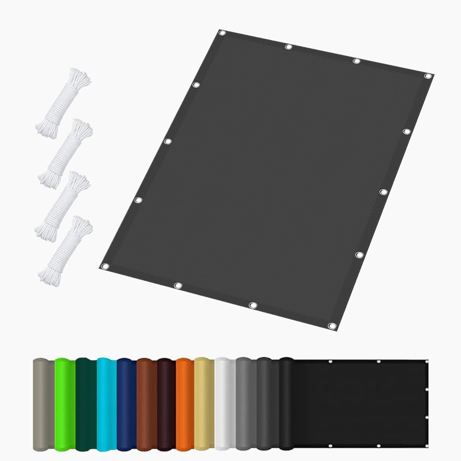 Voiles ombrages rectangulaires pour pergola et grand jardin patio
