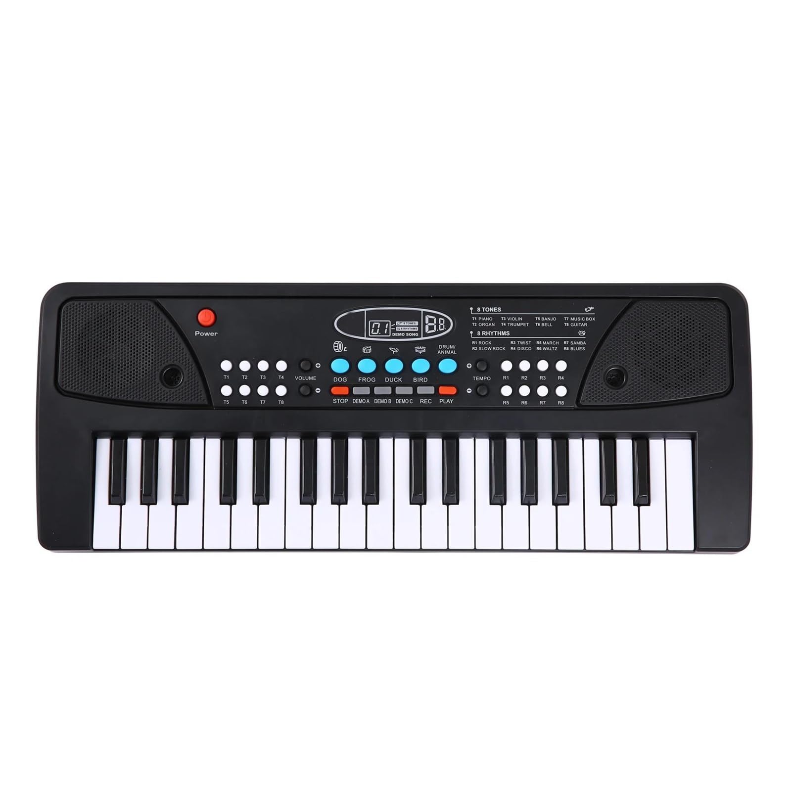 Principiante teclado electrónico Piano Eléctrico De Órgano Electrónico USB De 37 Teclas Con Micrófono Teclado Digital Instrumento Musical Para Estudiantes