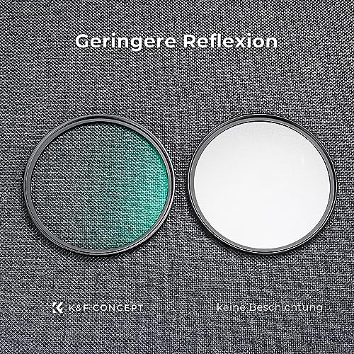 K&F CONCEPT K-Serie 62MM MCUV Pro UV-Filter Slim MC UV Schutzfilter Ultraviolett-Filter