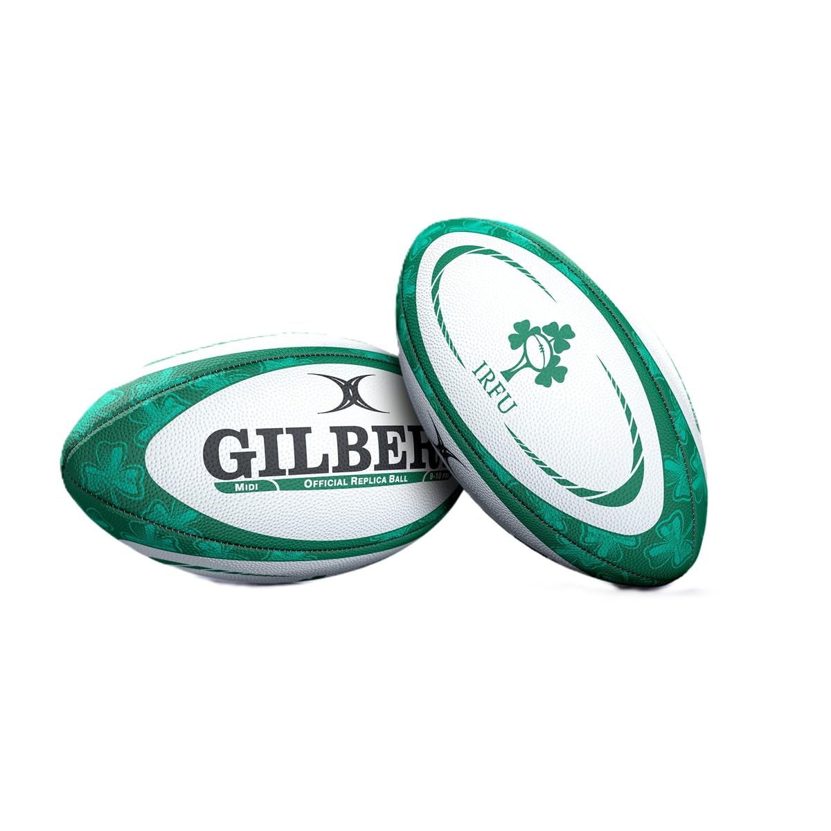 Gilbert International Ireland Replica Rugby Ball - Midi (21.5cm)