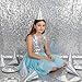 Elegaperma 20 Pcs Birthday Party Hats For Kids, Rainbow Holographic Kids Party Hats with Elastic String, Vibrant Birthday Partys Hat For Adults for Celebration Events and Group Photos