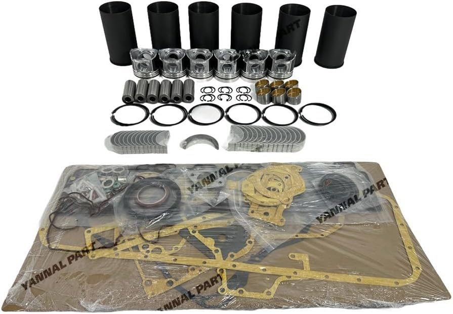 6 PC Overhaul Kit With Bearing Set Suitable for Hino W06D Engine Part