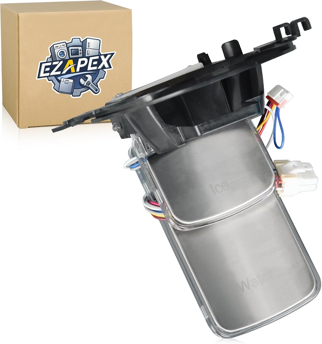 DA97-12628N Conjunto de palanca de dispensador de refrigerador actualizado compatible con la pieza de paleta del dispensador de agua y hielo de Samsung reemplaza AP5999588 PS11733466 EAP11733466 PD00032405