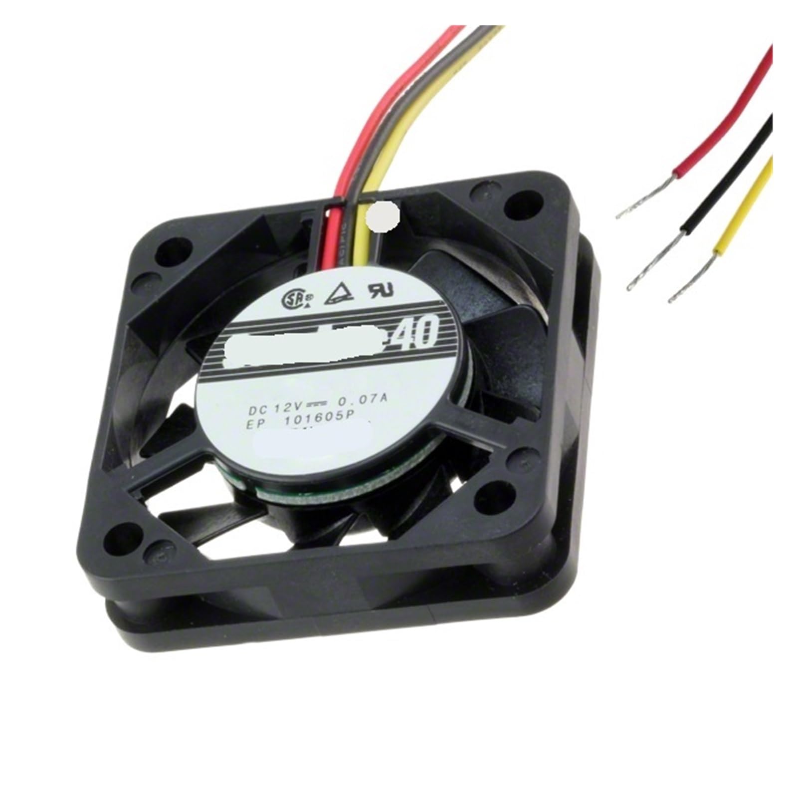 Ventilateur 12VDC 40mm contre la chaleur des circuits imprimés 2,16W 3 Fils