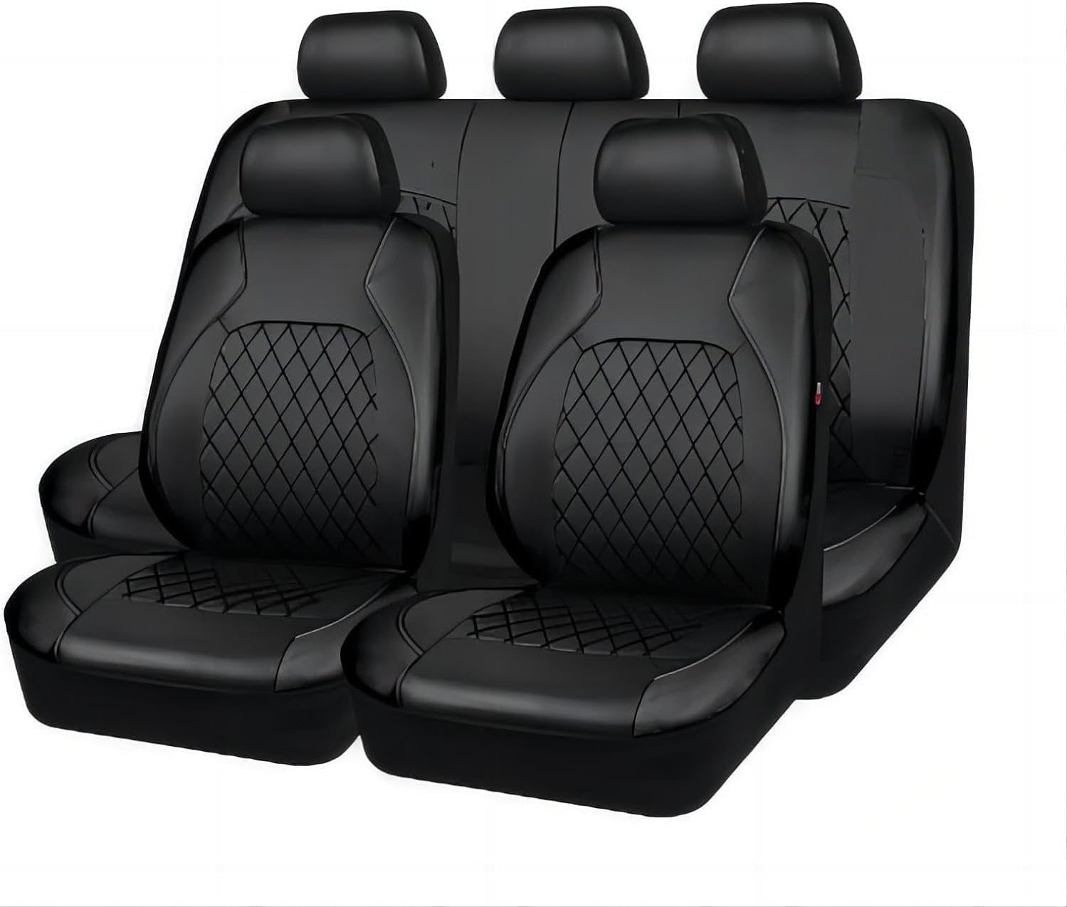Fundas Asientos Coche para Ford Fiesta (2004-2008) Delanteros y Traseros Juego Completo de Accesorios para Interior de automóviles