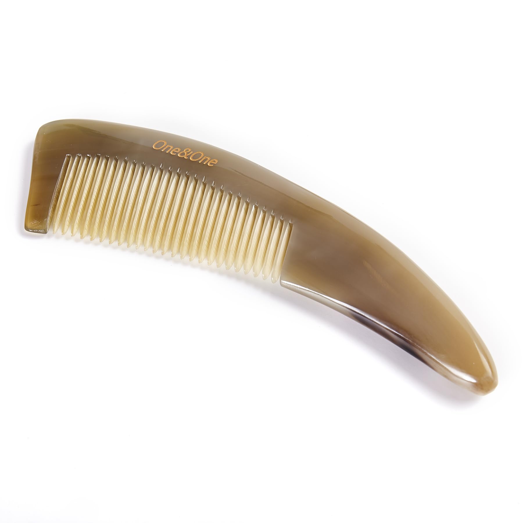 One&One Natural Horn Combs for women, Fine Tooth Bone Comb,Horn Hair Comb For Men Women Mom Dad Wife Daughter,Mother Day's, Birthday