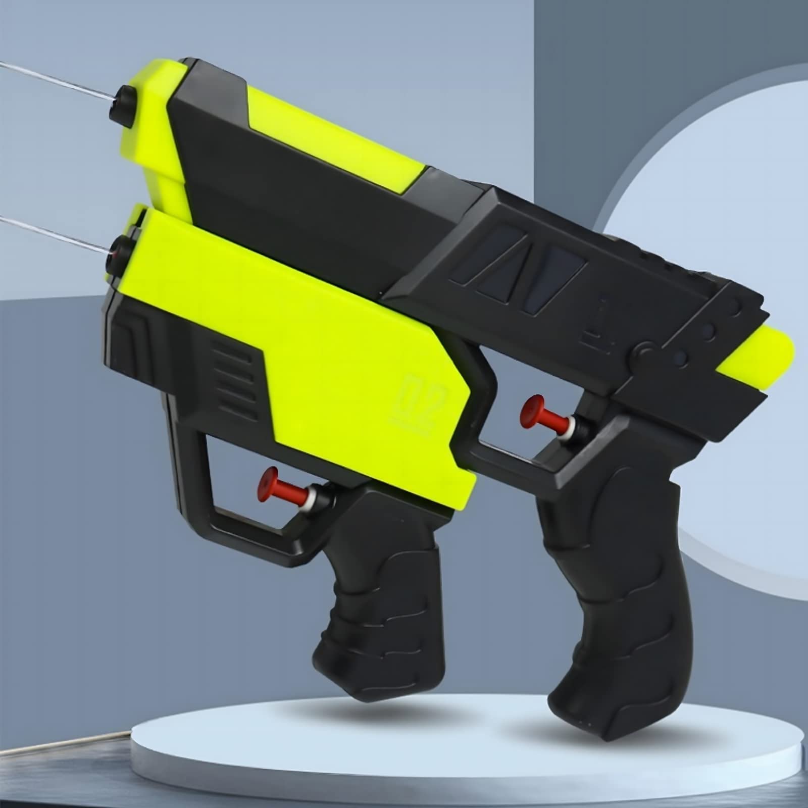 Pistola de agua para niños 2 en 1, pistola de agua para niños de 3 a 12 años, alcance hasta 8 m, juguetes de piscina, juguetes de playa, juguetes de agua para juegos de verano al aire libre, (6 sets)