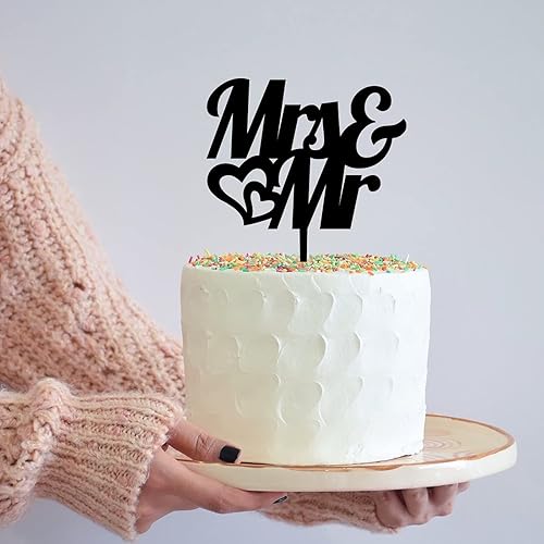 Miniatura 8 de Decoración de acrílico personalizada para tartas de boda, escrita a mano, silueta de novia a ser, figuras para decoración de tartas, decoración de
