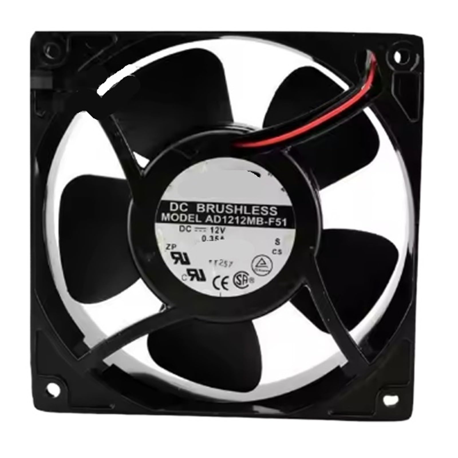 YMUGUEGH 12038 12V 0.35A AD1212MB-F51 2pin fan