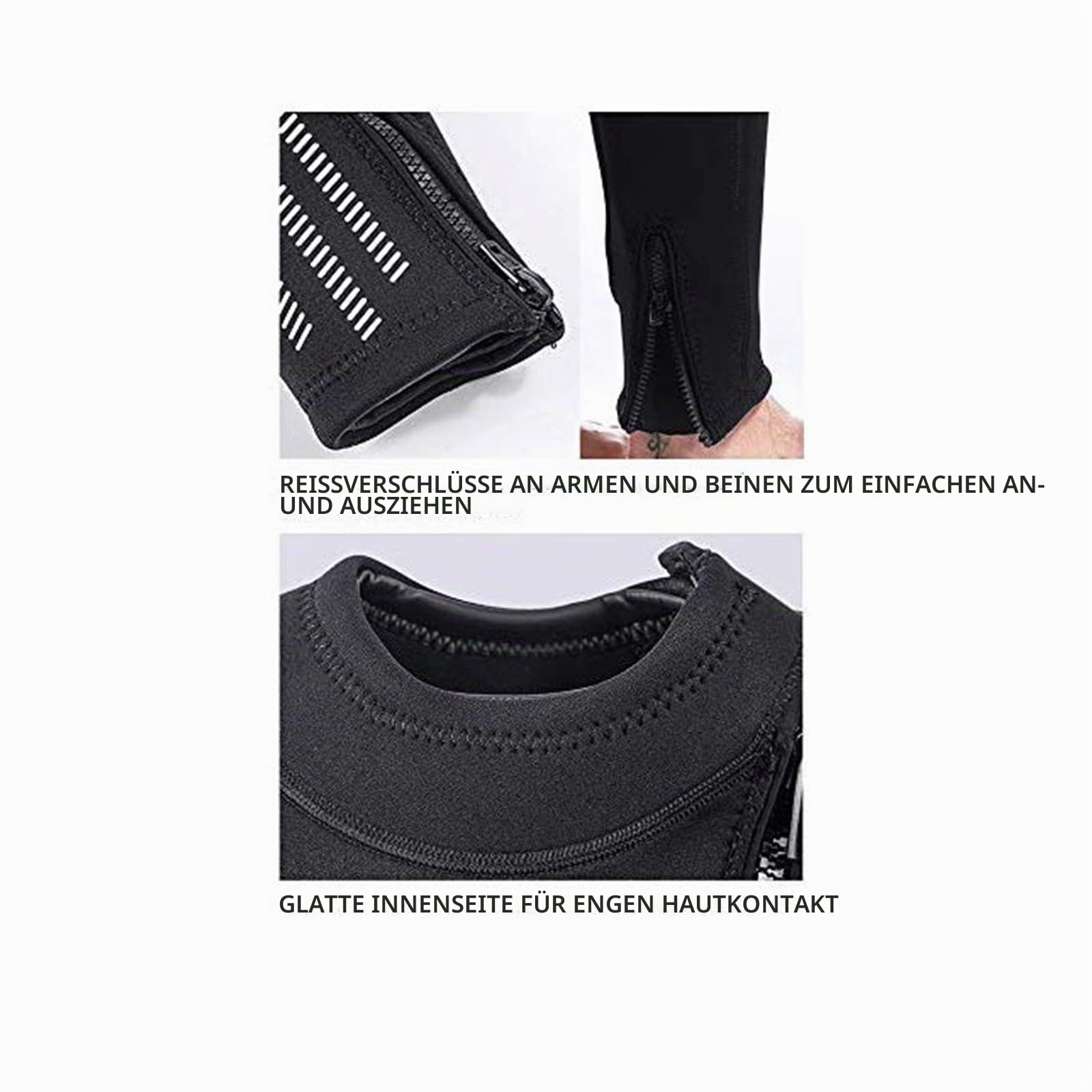 Ultra-Stretch-Neoprenanzug, 3 mm, Frontreißverschluss, Ganzkörper-Tauchanzug, Einteilig, für Männer und Frauen, Schnorcheln, Tauchen, Schwimmen, Surfen