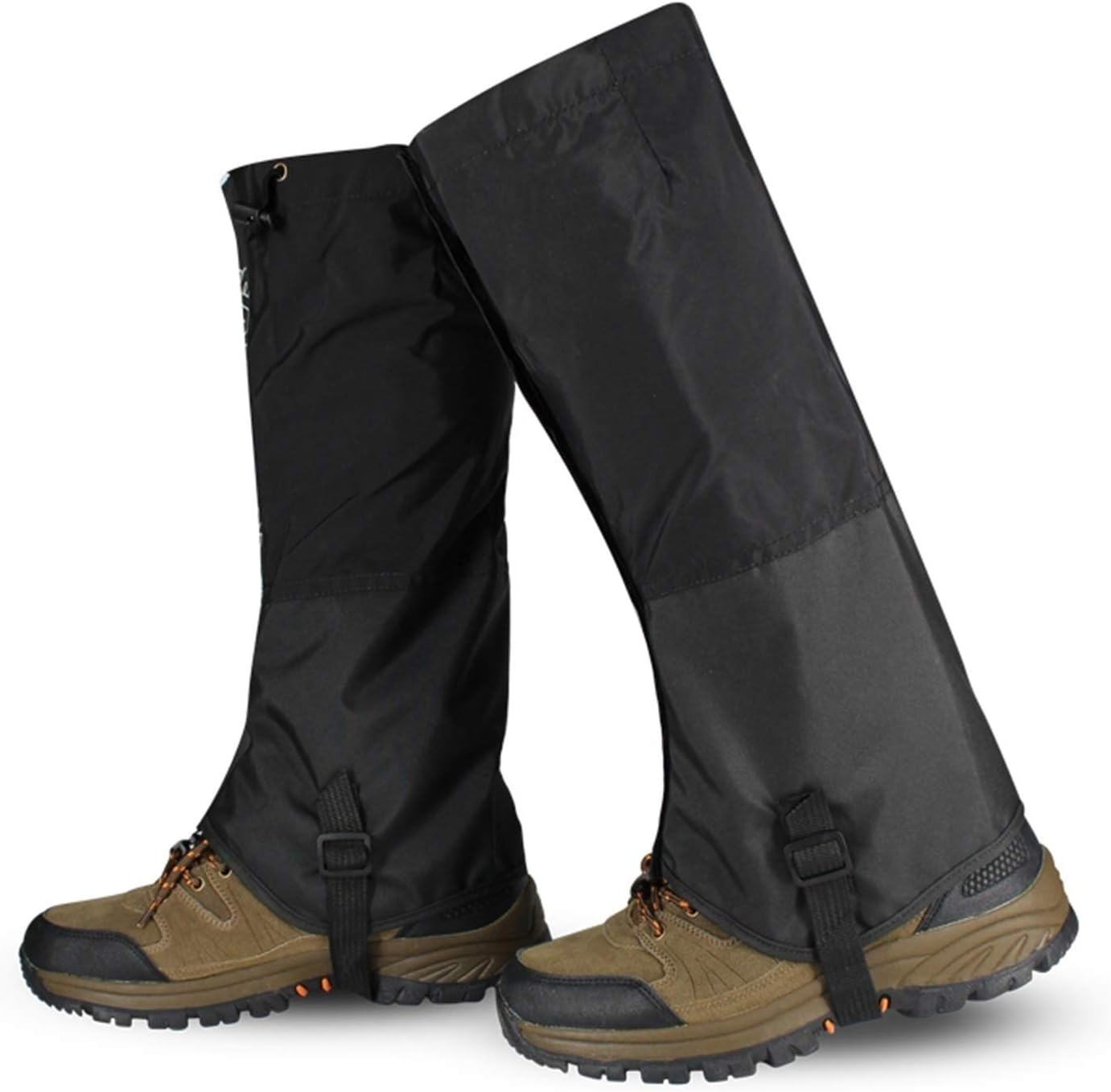 Leg Gaiters Outdoor Waterproof Leg Gaiters Leggings, Unisex Mudguard Leg Guard Shoe Covers, Hiking Climbing Climbing Jungle Hunting (Color : A, Size : L)