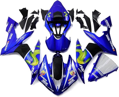 Kit de carenado de motocicleta verde negro azul para Yamaha YZF-R1 2004 2005 2006 YZF-1000 R1 04 05 06 ABS inyección de plástico Carrocería