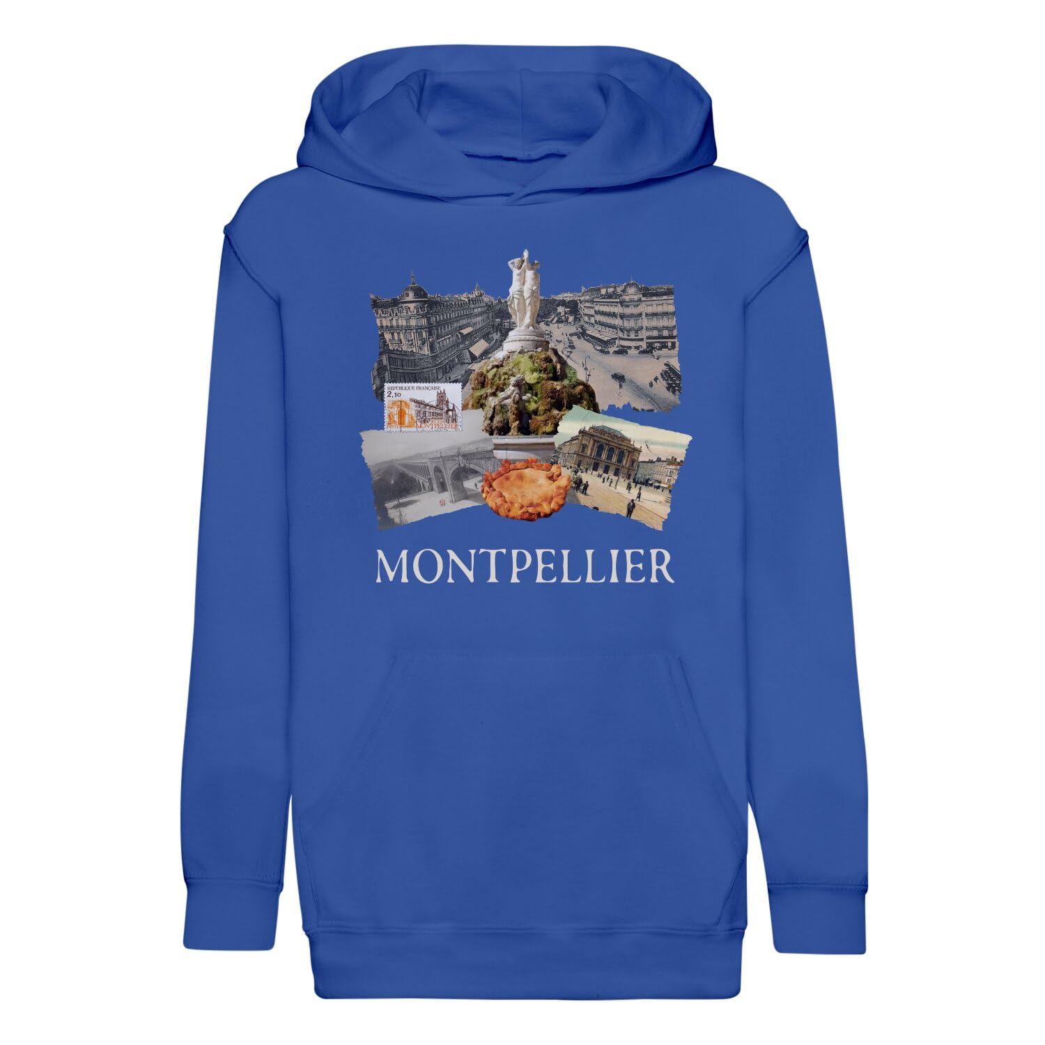 Sweat à capuche enfant Montpellier chaud et robuste contre l'usure de l'école
